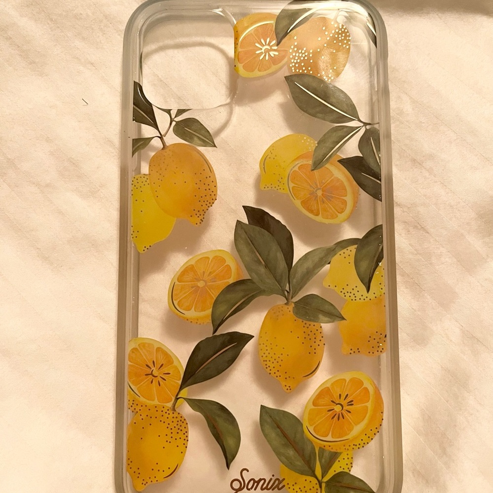 Lemon clear IPhone 11 phone case